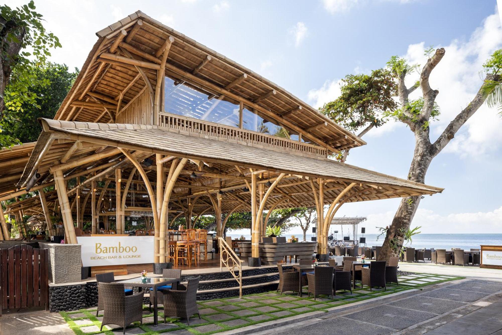 Prama Sanur Beach Bali Ngoại thất bức ảnh Bamboo restaurant in Bali